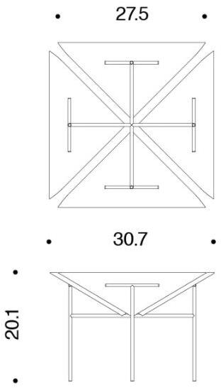 Danese Milano Ваза для фруктов из бука и окрашенного металла  Drg8240a09l  - Вид №2