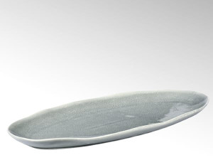 Овальная фарфоровая тарелка