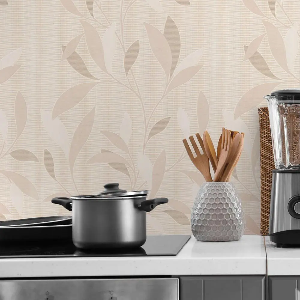 Обои виниловые Home Color Algae бежевые 0.53 м 11027-21 83118967 STLM-2120952 - Вид №2