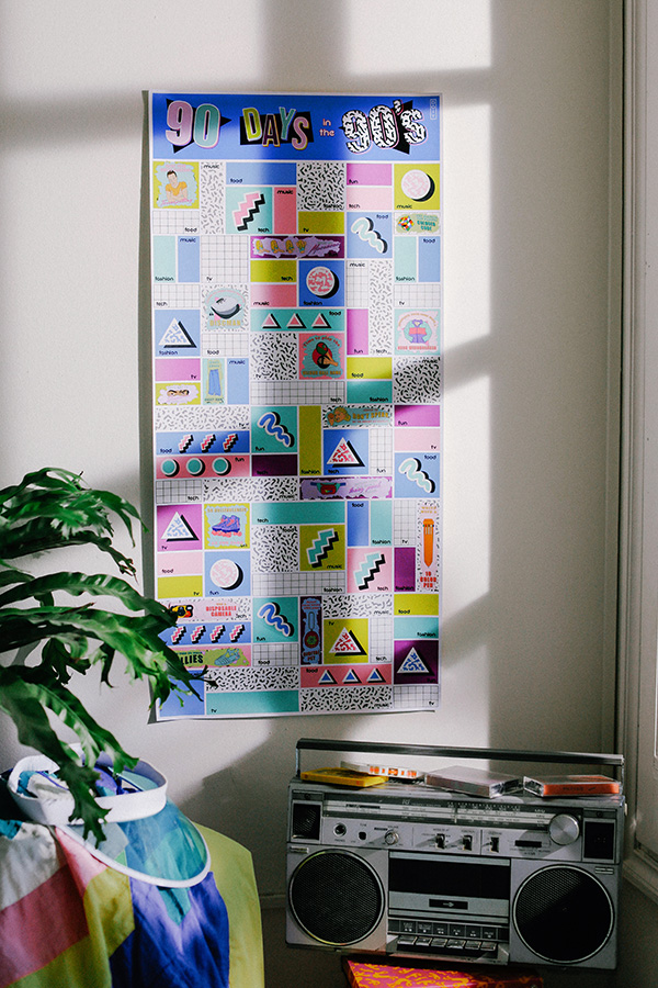 DYPOST90E Постер «90 дней в 90-х» Doiy  - Вид №1