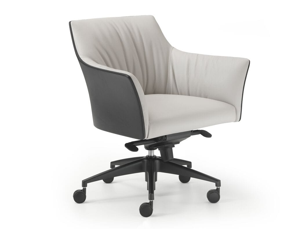 Кожаное вращающееся офисное кресло с колесами i 4 Mariani седло ARCH-00027594