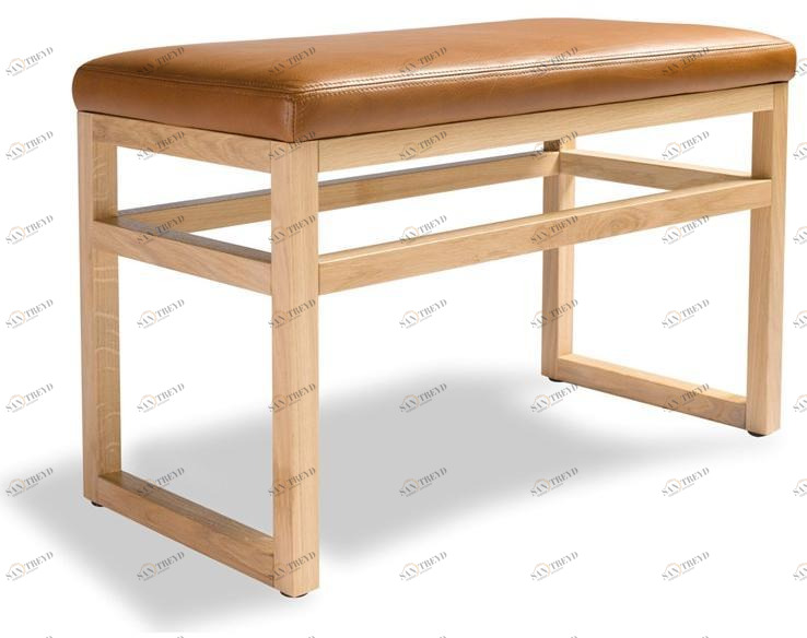 Duvivier Canapés Низкий табурет из саночной кожи Marceau Marcxa95