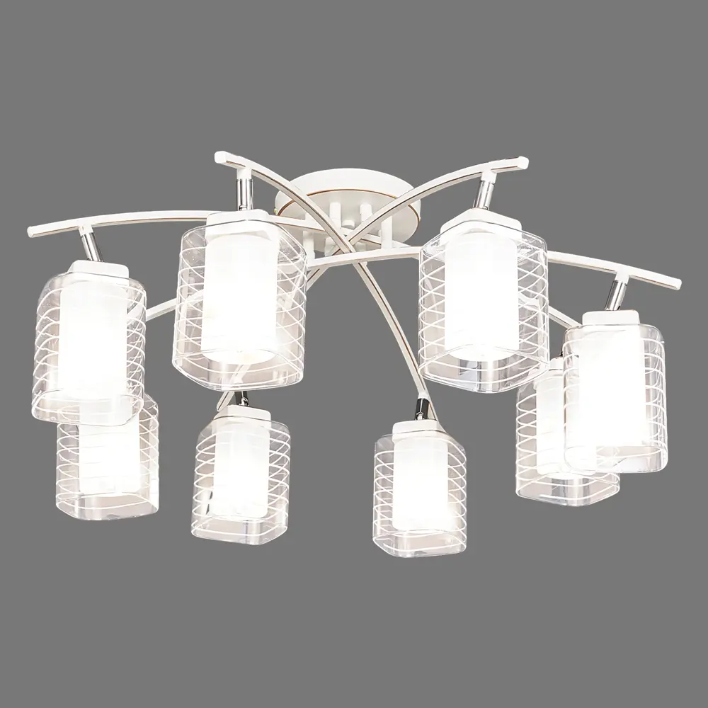 Люстра L1114-8 «Monreal» 8хE14х60 Вт LAMPLANDIA STLM-2145344 - Вид №3