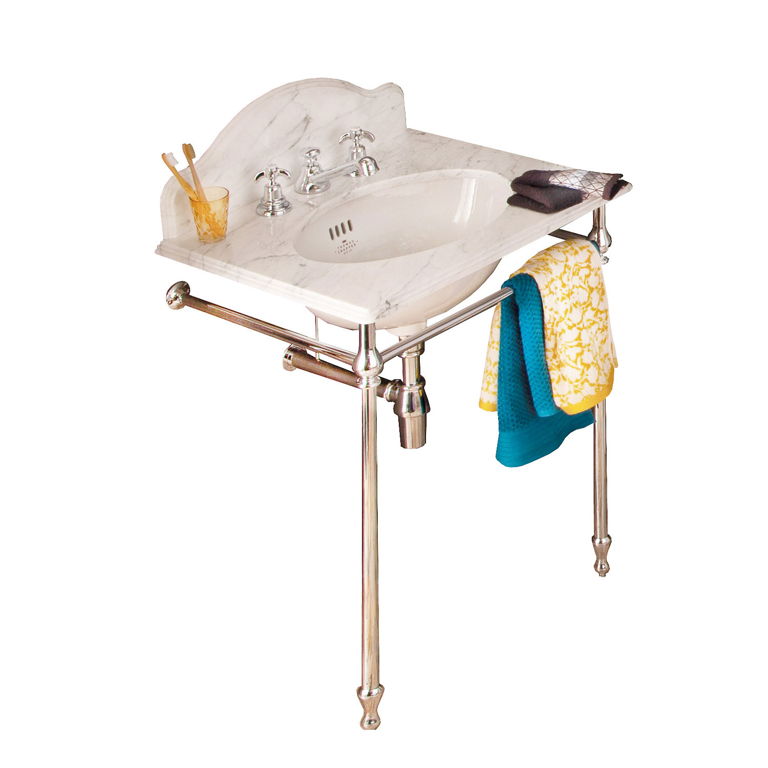 TCWPWS560CP Умывальник 560мм Thomas Crapper 