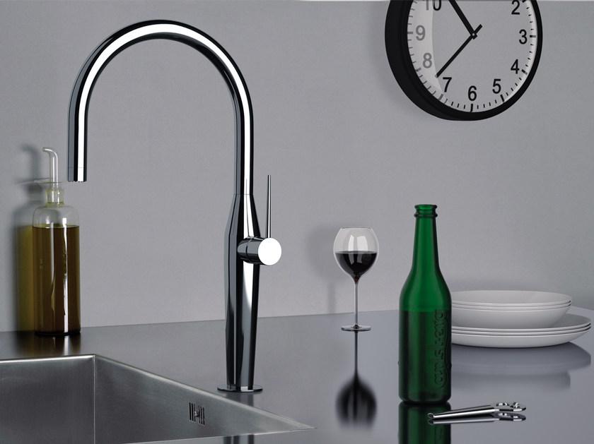 Remer Rubinetterie Смеситель кухонный с поворотным изливом Cucina sun-id-1461396 - Вид №1
