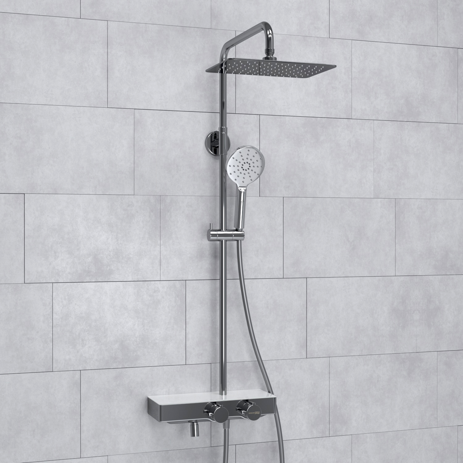 A113.069.127.CH Thermo Душевой комплект с термостатическим смесителем WasserKRAFT 