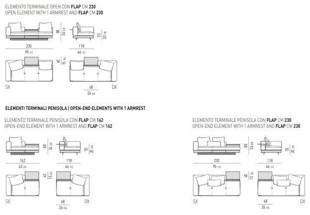 Minotti Модульный тканевый диван Connery sun-id-1465337 - Вид №33