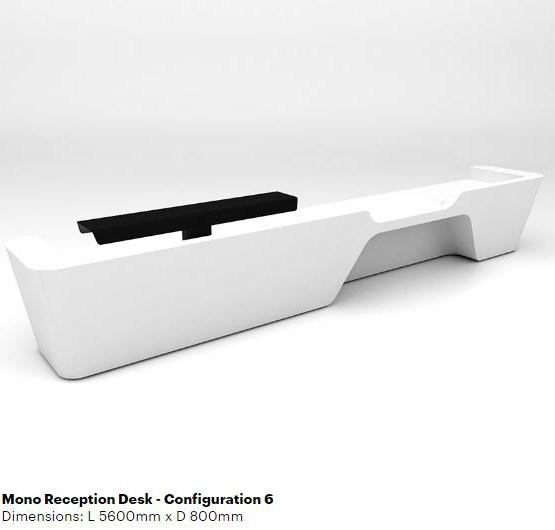 Isomi Стойка администратора для модульного офиса из твердой поверхности Mono sun-id-1428660 - Вид №7