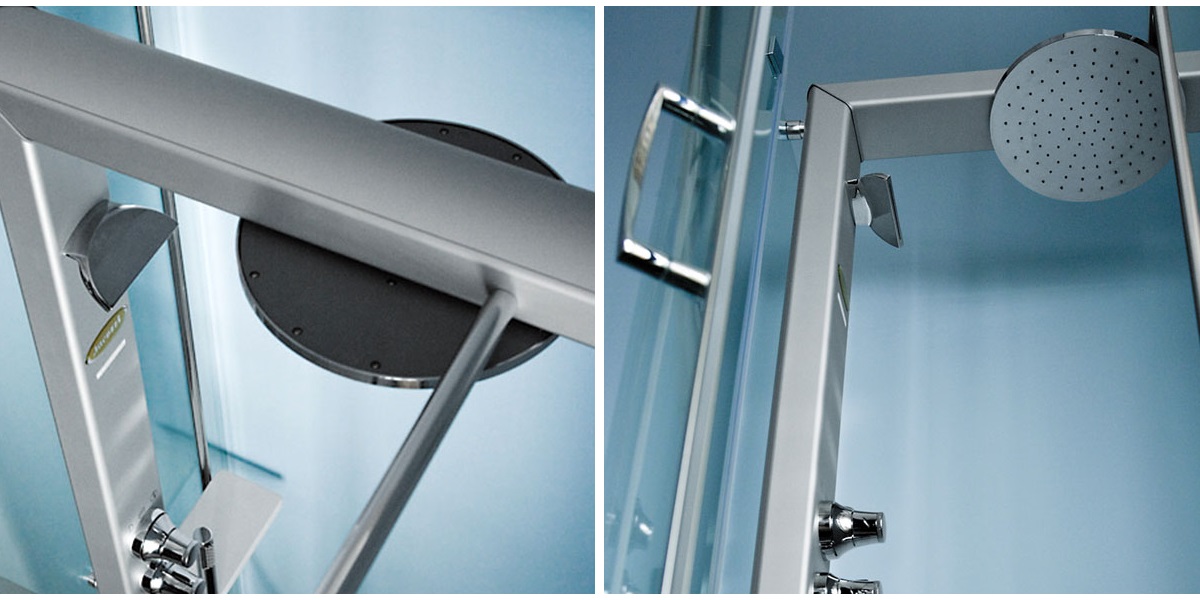 Душевое ограждение с колонной Start Round 9447-10550 Dx Jacuzzi 944710550DX - Вид №1