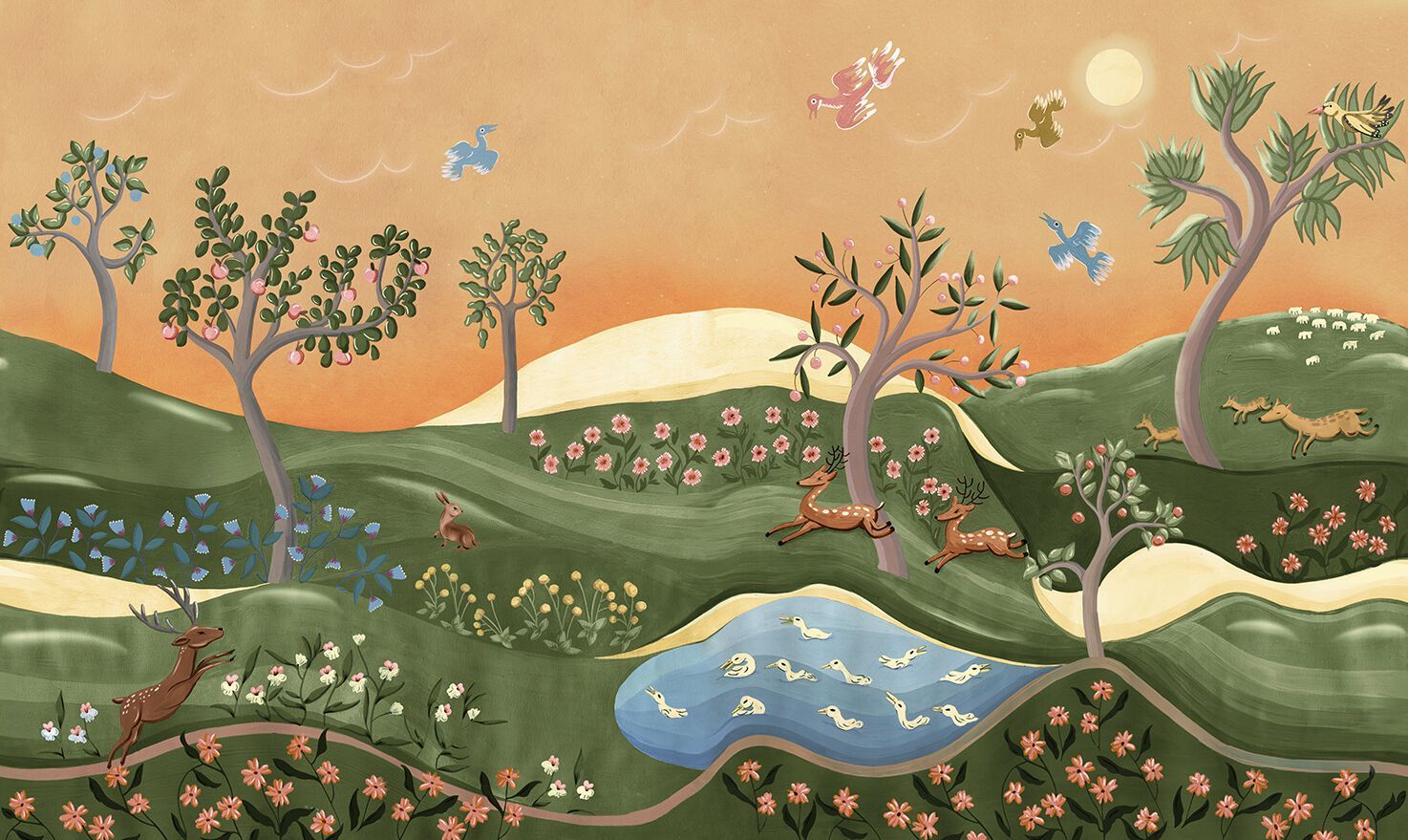 Обои с пейзажами Jannelli&Volpi PASTORALE ARCH-00083299 - Вид №2