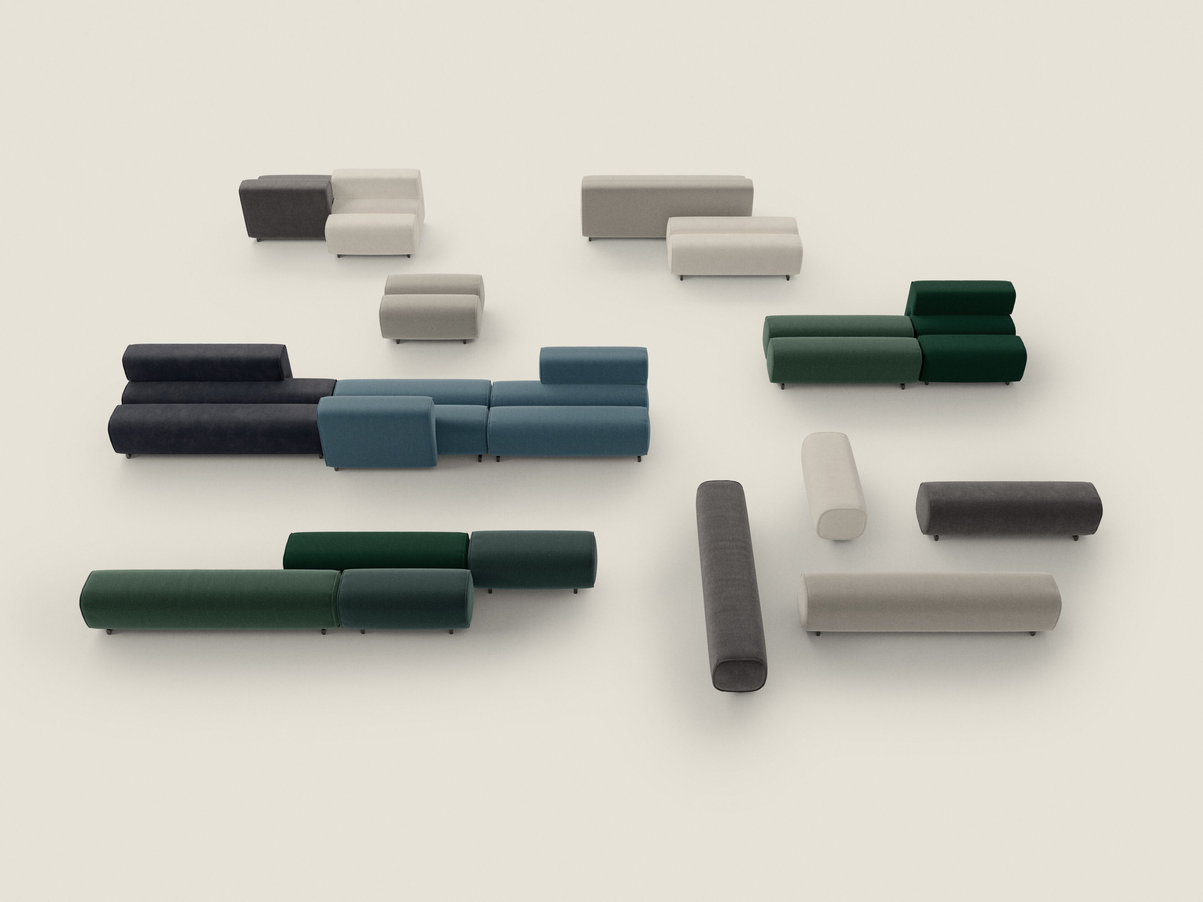 Модульный тканевый диван Desalto Unlimited ARCH-00086167 - Вид №7