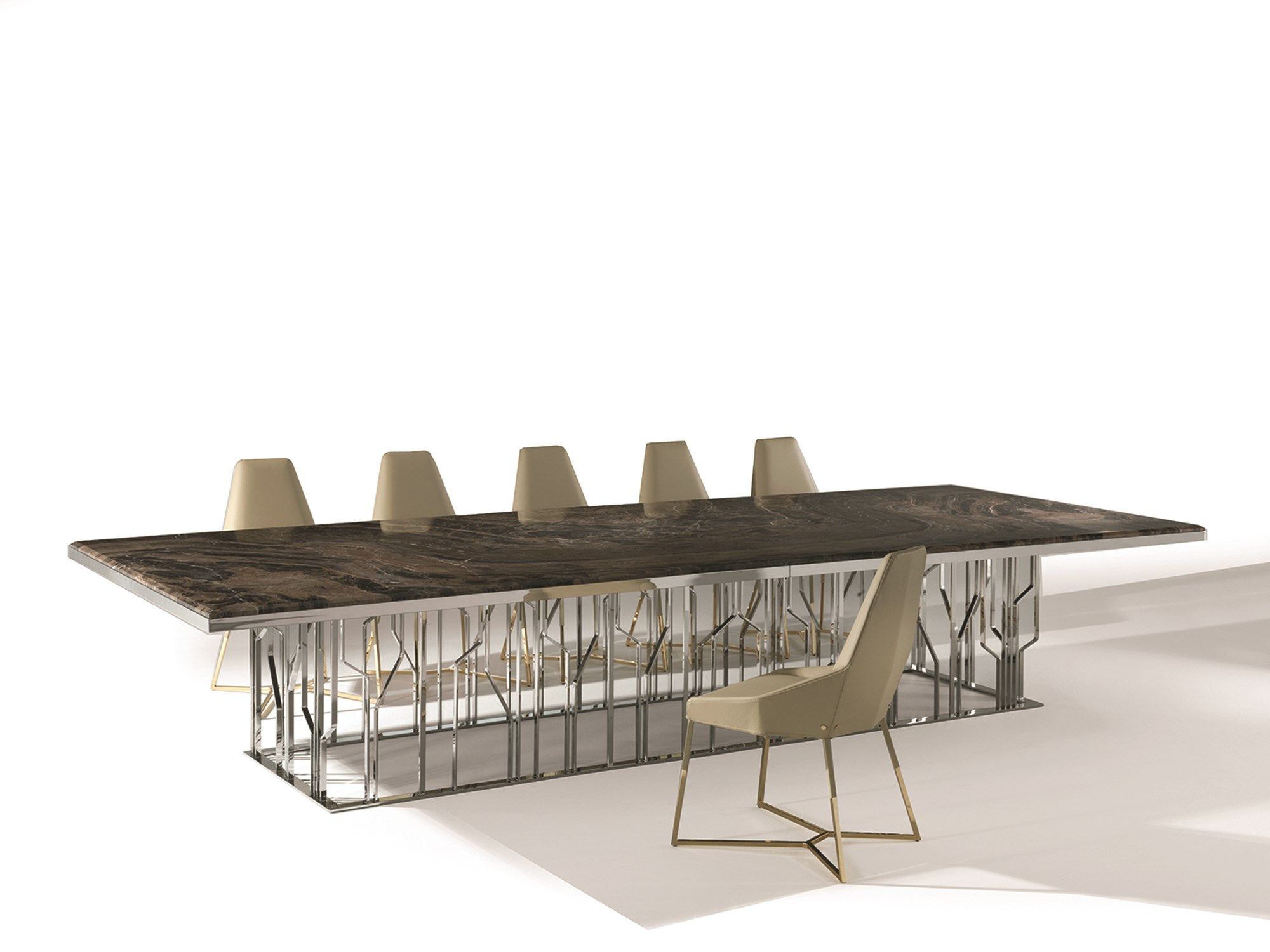 Кожаный мягкий стул Longhi Loveluxe ARCH-00136559 - Вид №7