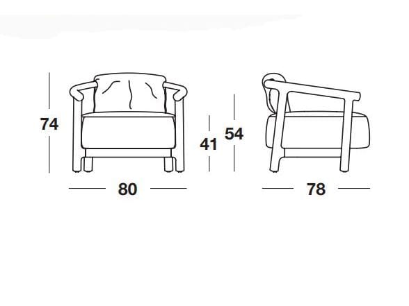 Кожаное кресло Marac MARLENE ARCH-00006771 - Вид №4