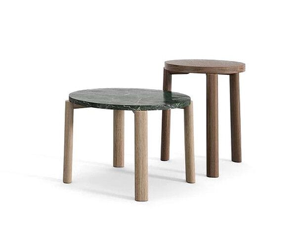 Круглый журнальный столик с мраморным верхом Novamobili ARCH-00107681 - Вид №1