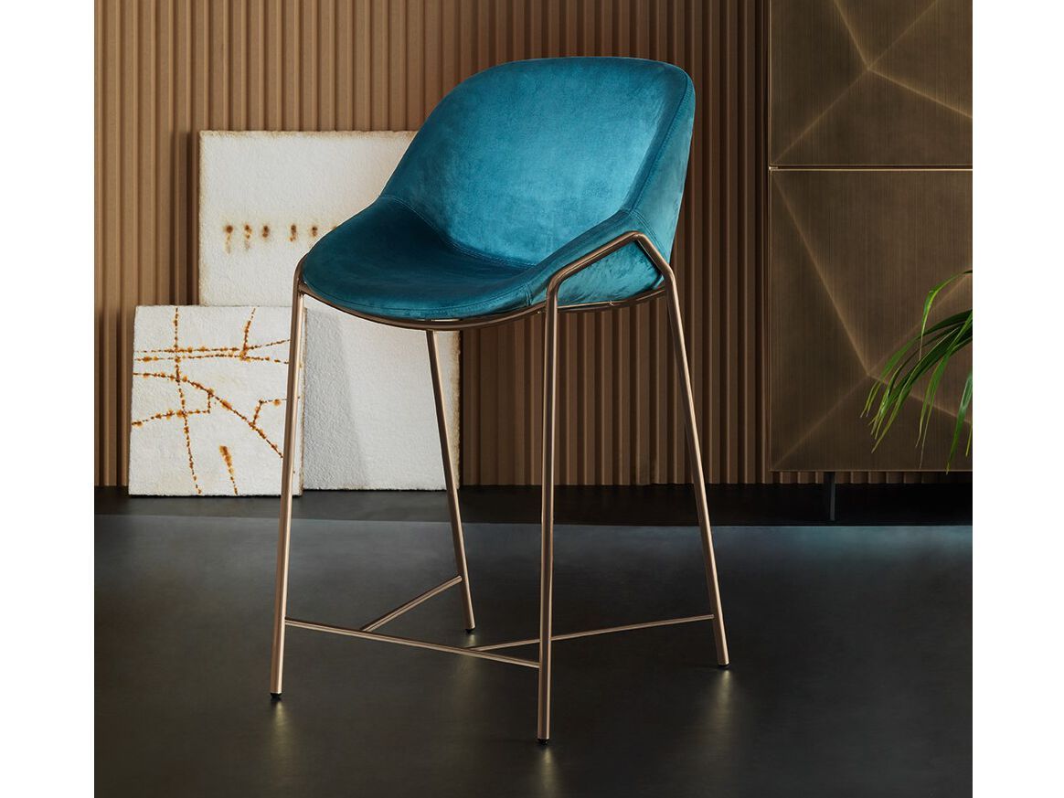 Высокий мягкий стул со спинкой RIFLESSI ARCH-00091557 - Вид №1