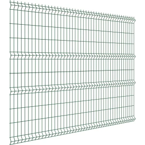 3D панель для забора Grand Line Fine 2.5x2.03 м полиэстр RAL 6005 зелёный