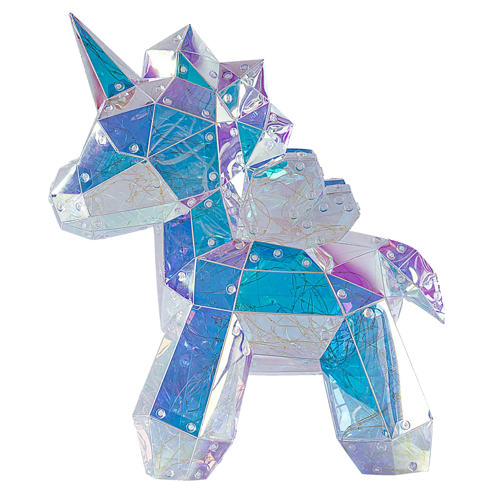 89367759 Светящаяся новогодняя фигура "Единорог" USB 12 режимов 29x18x34 5см STLM-1474433 Santreyd  - Вид №2