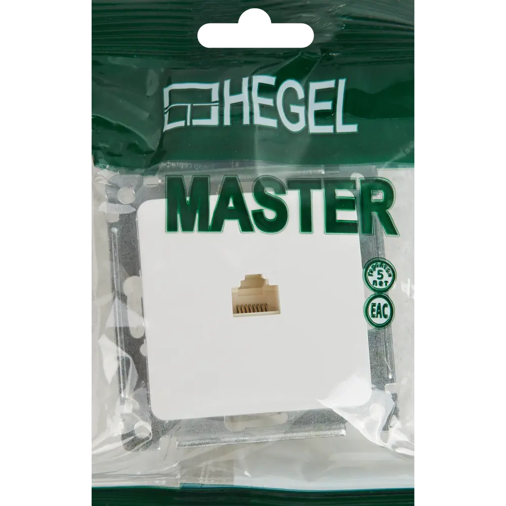 Розетка компьютерная встраиваемая Hegel РСК-400 цвет белый 82493542 STLM-2090116  - Вид №5