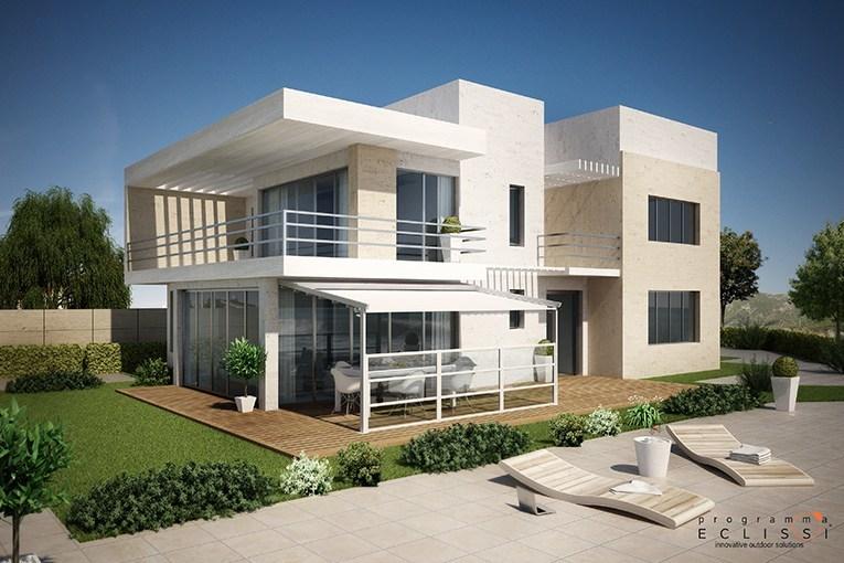 DIRELLO Пристенная пергола со сдвижной крышкой sun-id-1361503 - Вид №2