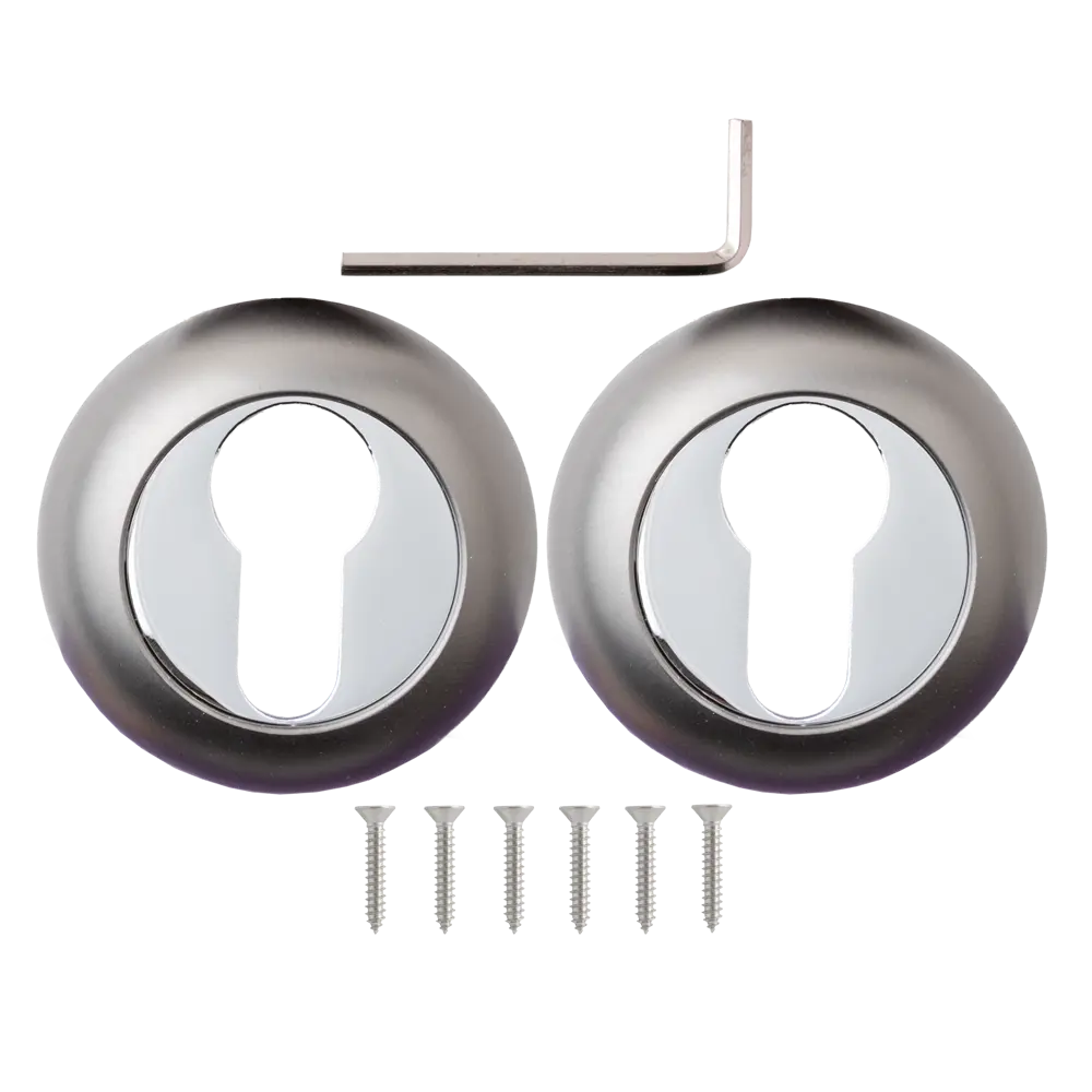 Накладка на замочную скважину Armex DP-C-14 53x53 мм цвет графит STLM-2054563 - Вид №1