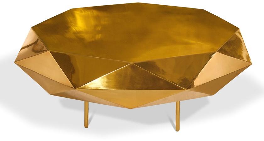 Scarlet Splendour Низкий восьмиугольный металлический журнальный столик 88 secrets sun-id-1473262 - Вид №1
