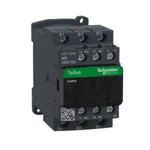 LC1D12MD Контактор LC1D 3P 12А 400/220В DC Schneider Electric TeSys