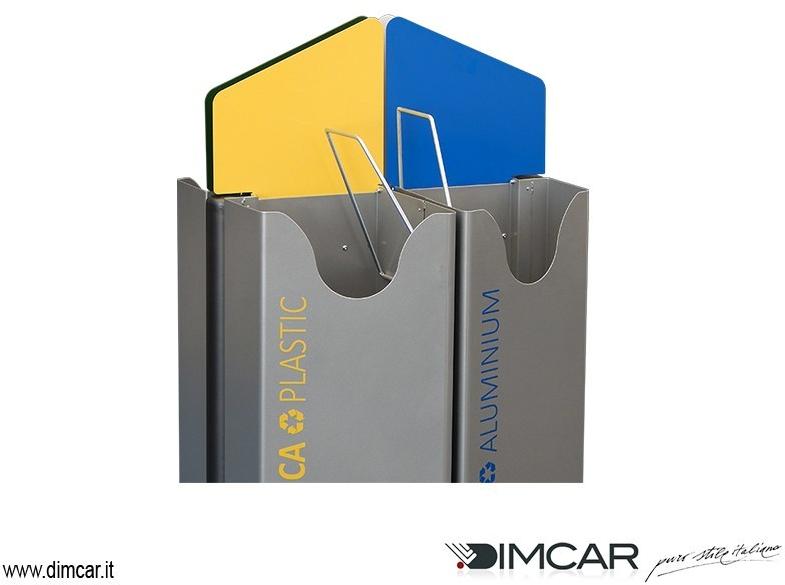 DIMCAR Подземный металлический контейнер с крышкой для раздельного сбора мусора  434  - Вид №1