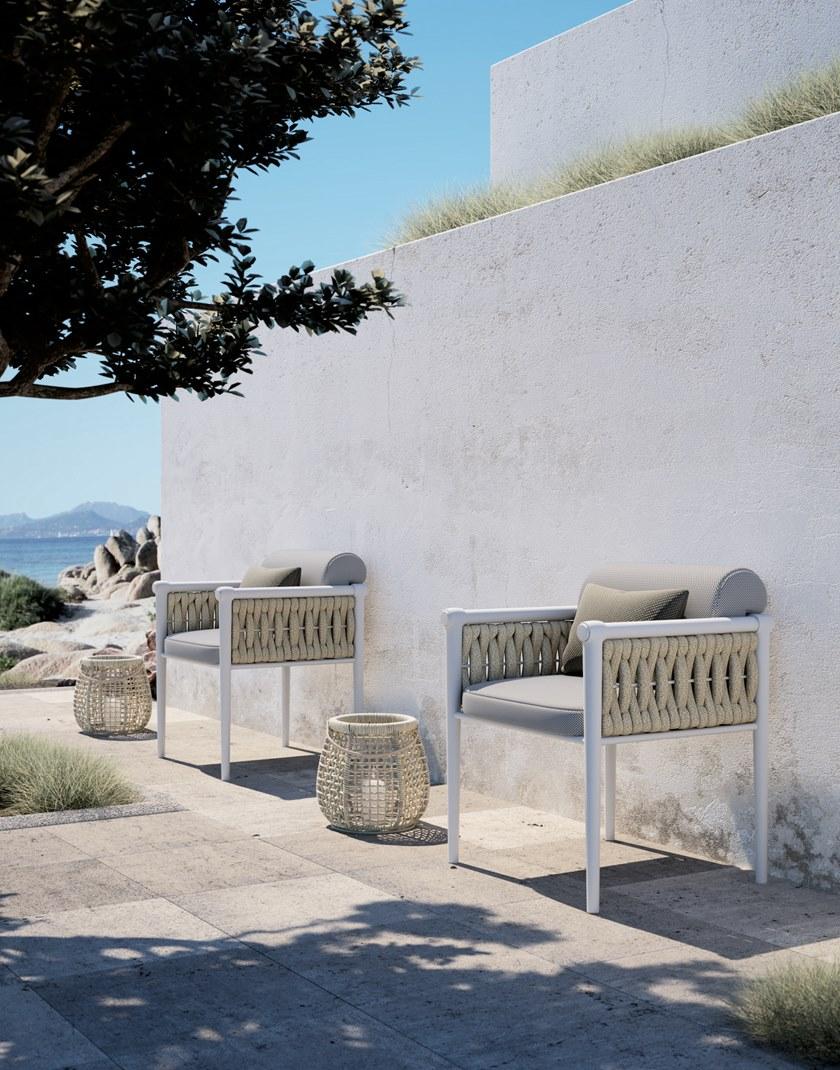 Atmosphera Садовый стул с подлокотниками из алюминия и ткани Dandy 2.0 Da.pl1 - Вид №3