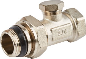 Запорный клапан HEIZEN 3/4" прямое подключение для систем отопления и водоснабжения 85458123