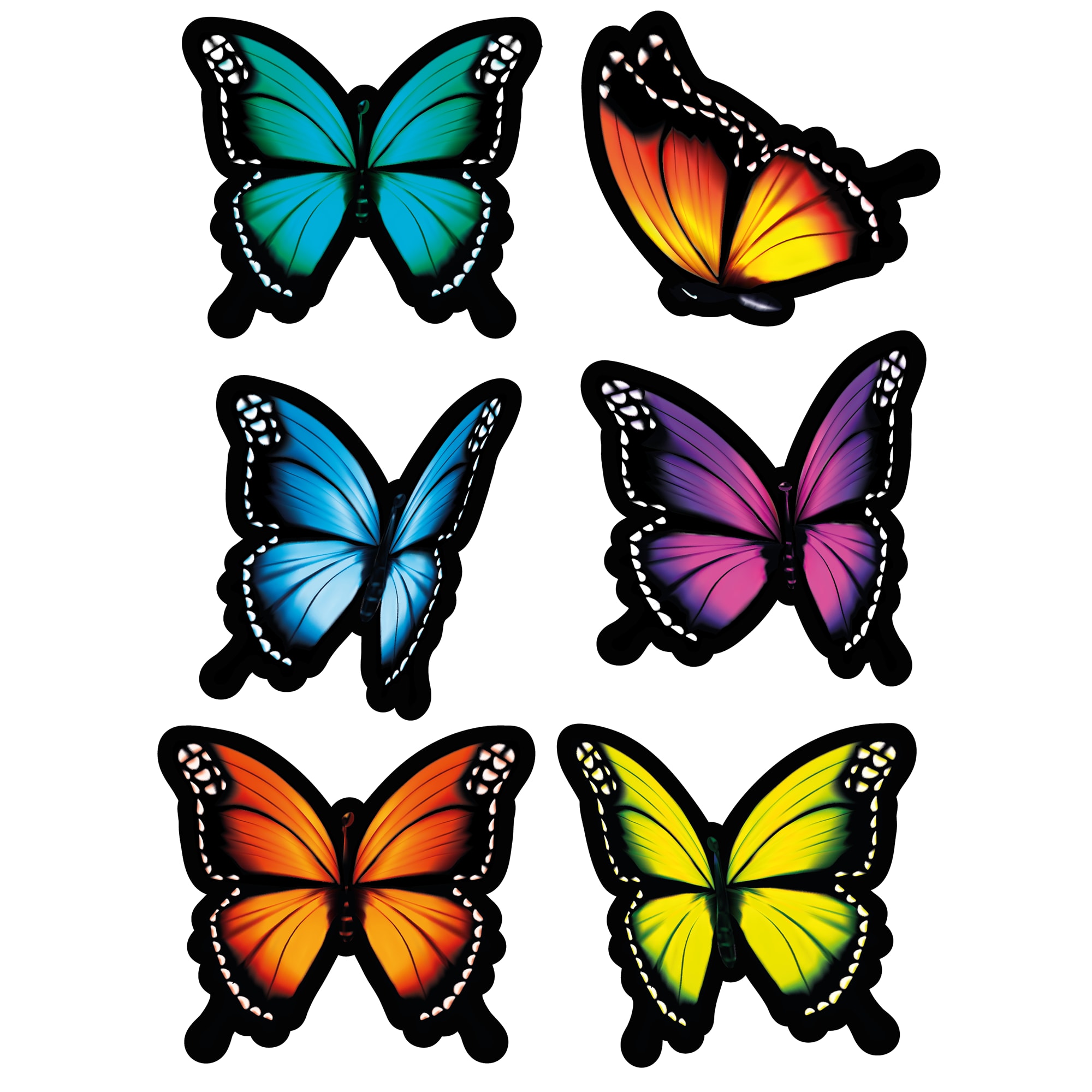 82550376 Наклейка «Бабочки из тропиков» 17х23 см Santreyd 