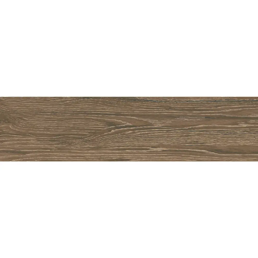 Глазурованный керамогранит Alma Ceramica Living Wood 44 15.1x60.2 см 1.82 м² матовый цвет коричневый 89458848 STLM-2047452 - Вид №1