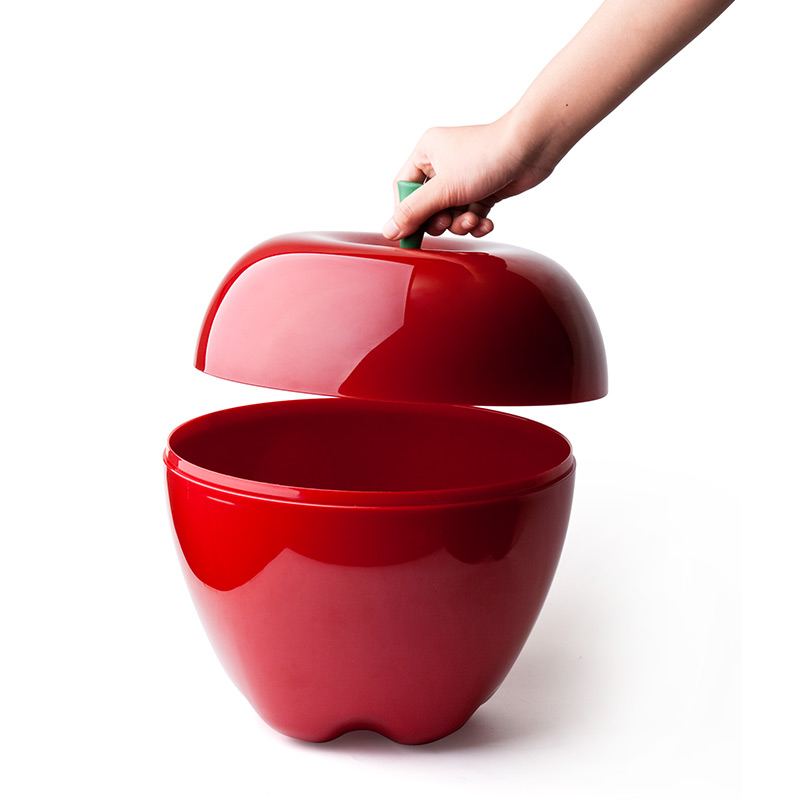 QL10013-GN Контейнер happle зеленый Qualy  - Вид №3