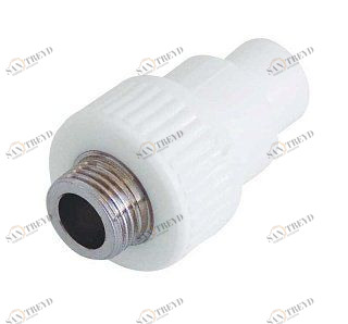 Муфта комбинированная KALDE D25х3/4" НР белая 3222NMO250C00