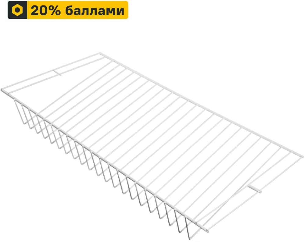 Сетчатая полка Larvij для гардеробной системы 60.3x30.6 см 82360077