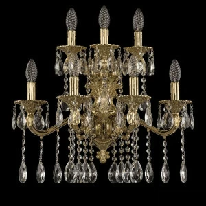 Бра настенное золотистое Bohemia Ivele 7202B16 BOHEMIA IVELE СВЕЧА 00-3889096 Золото