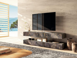 Стеклянный шкаф для телевизора