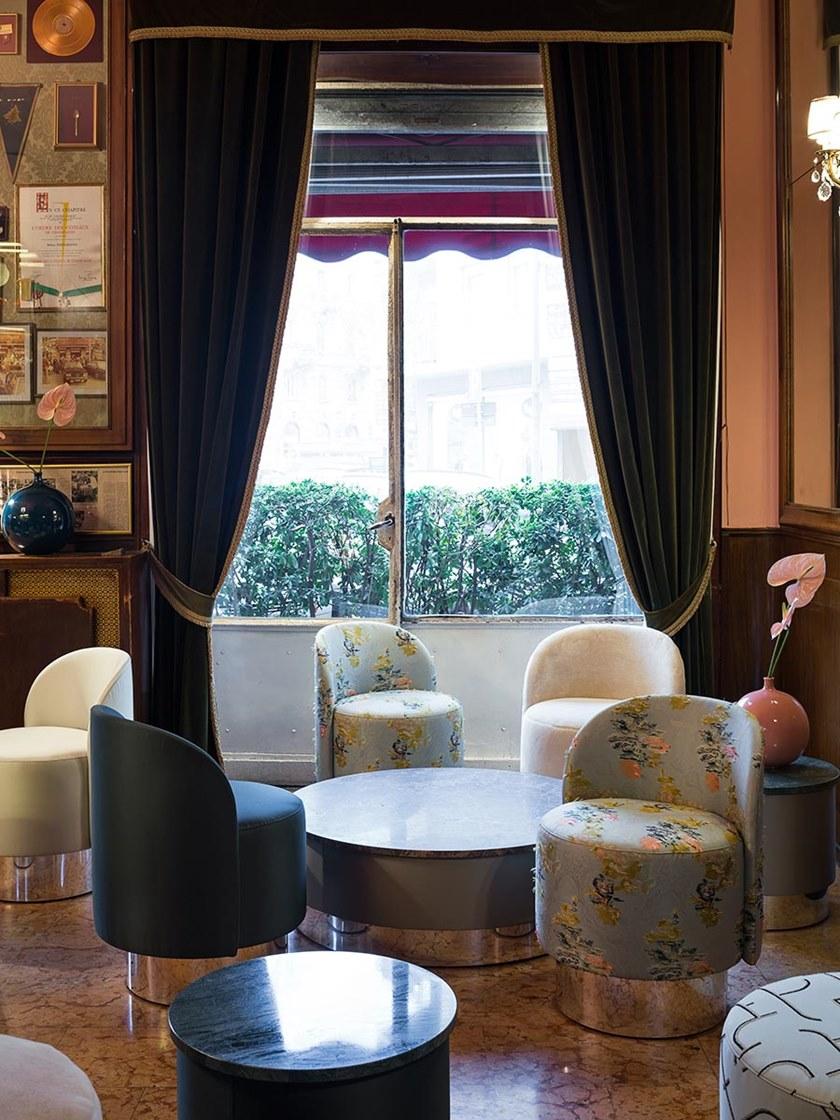 Tacchini Круглый журнальный столик из мрамора Pastilles sun-id-1345311 - Вид №6