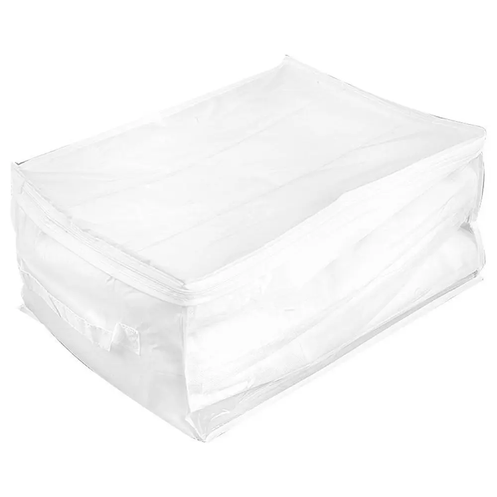 Santreyd Белый кофр для хранения 40×30×20 см с прозрачной вставкой 16292781 STLM-0006793