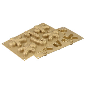 26.106.63.0065 Форма для приготовления пирожных ginderbread man силиконовая Silikomart