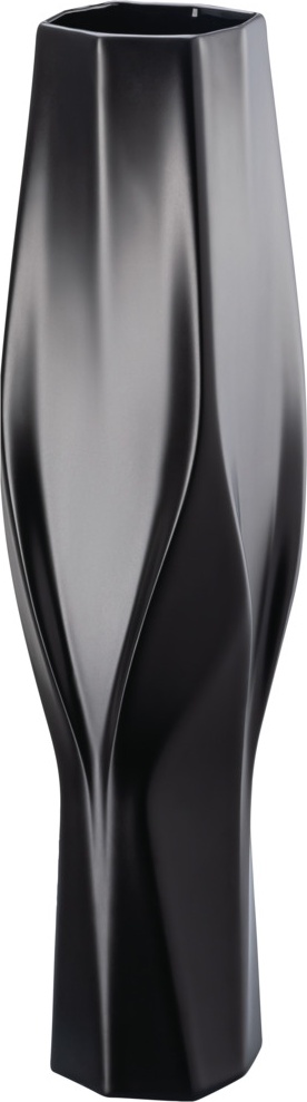 10640566 Rosenthal Ваза Rosenthal Плетение 45см, фарфор, черная (Заха Хадид) Фарфор 