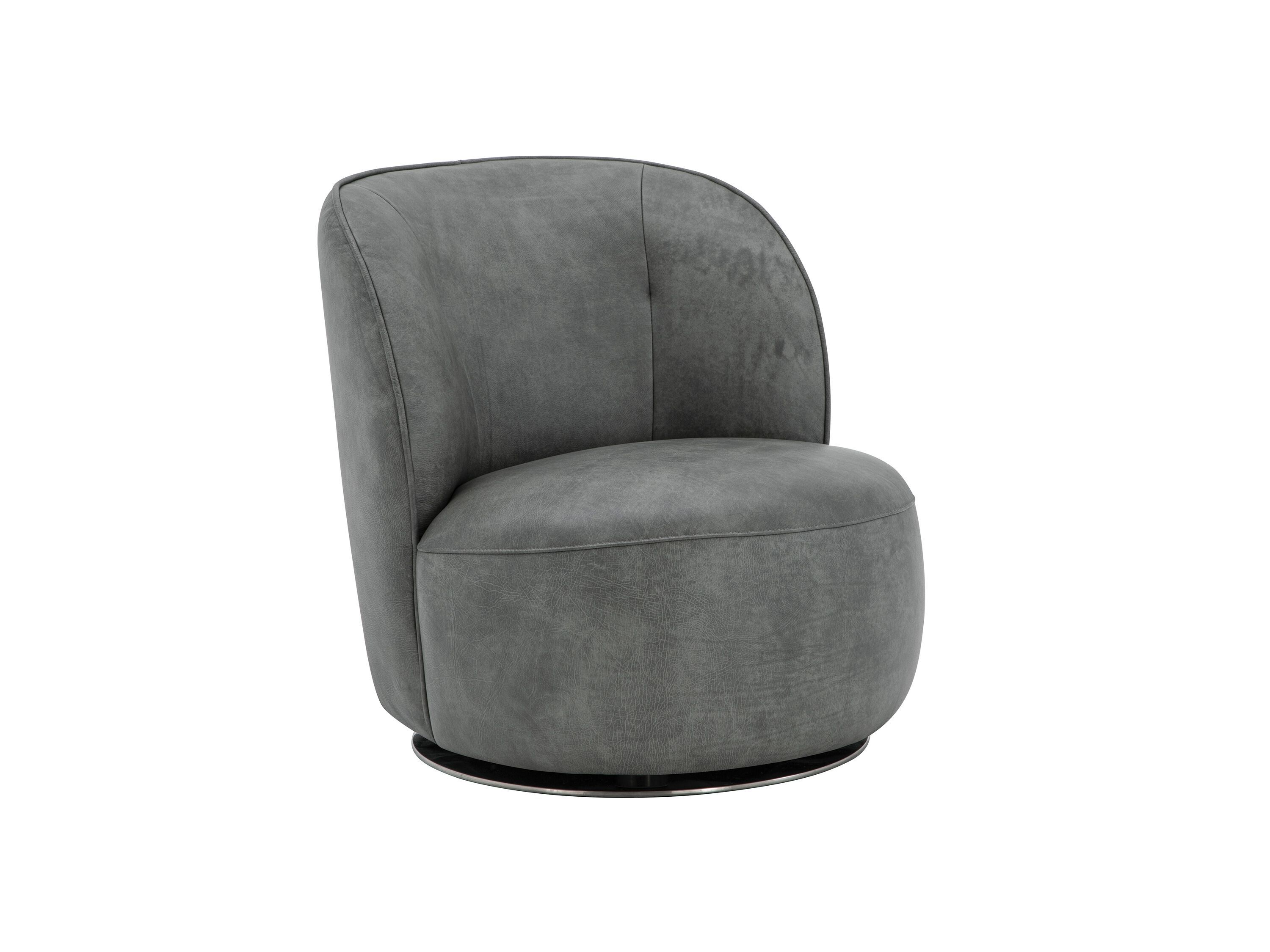 Кожаное кресло CAMPO DE' FIORI CHUBBY ARCH-00095489