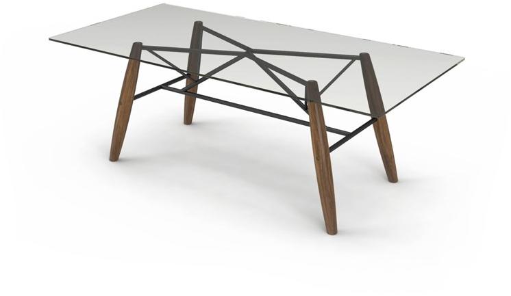 Huppé Прямоугольный стол из дерева и стекла Connection 6087/88/89/90v HUPPE - Вид №5