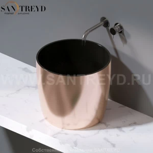 L106.260 Накладная раковина на столешницу  овальная A. e T. Italia PILLAR