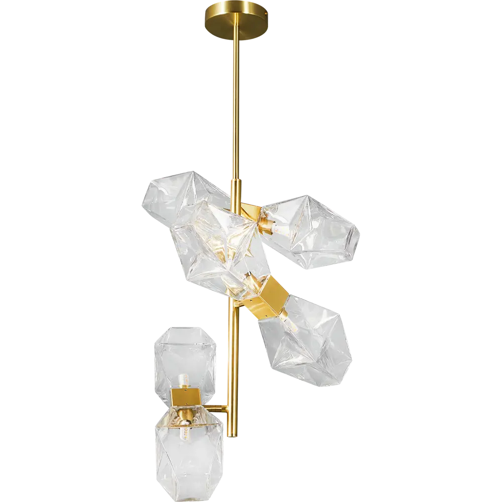 Люстра потолочная Cocktail 6 ламп 15 м² цвет золотой/прозрачный Maytoni STLM-2015127 - Вид №2