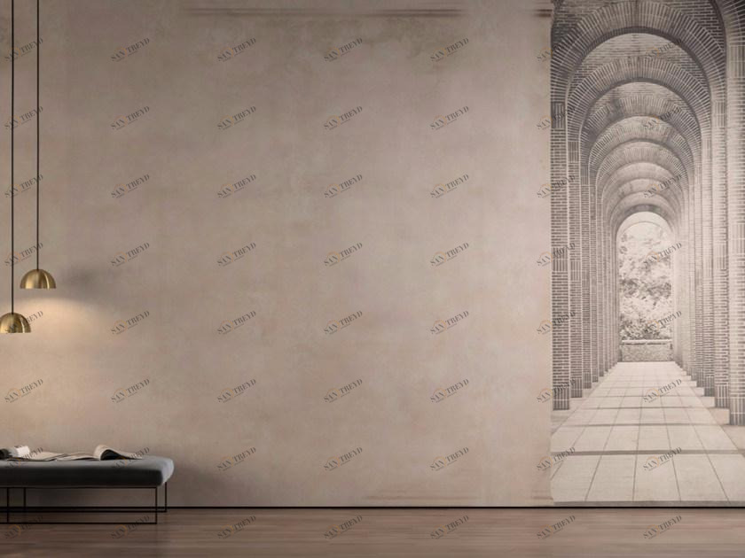 GLAMORA Моющиеся виниловые обои trompe l'oeil Dolce vita sun-id-1425323