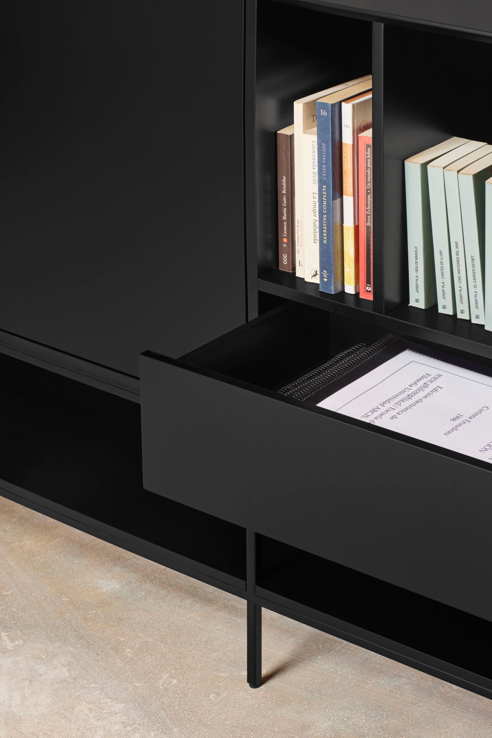 Шкаф из МДФ с распашными дверцами и ящиками TEULAT Platt ARCH-00010353 - Вид №7