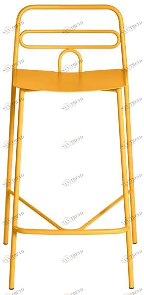 CaStil Табурет металлический со спинкой и подставкой для ног Dida Dida sg