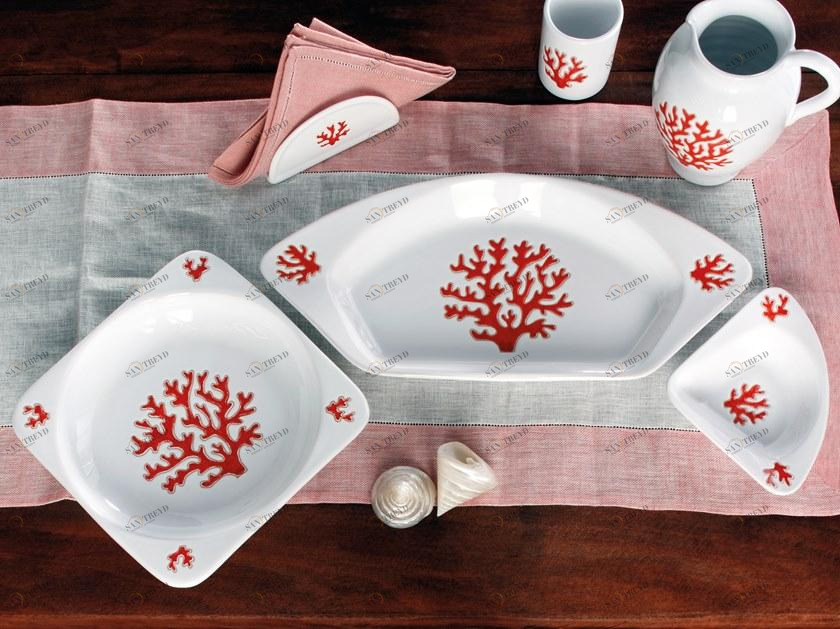 Cerasarda Керамический поднос Corallo sun-id-1511810