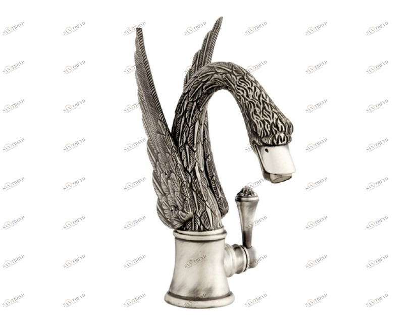 039443.000.50 Смеситель для раковины monolever Яркий хром Mestre Swan