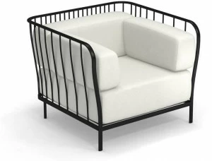 emu Садовое кресло из ткани с подлокотниками Cannolè 1080